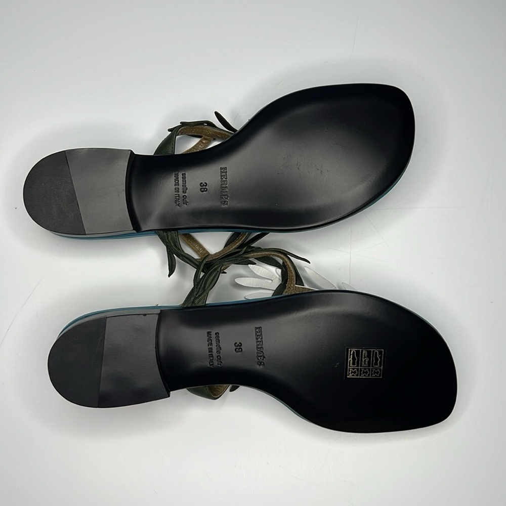 Hermès Four Colors Myrthe Sandals! NWT - Picture 8 of 10